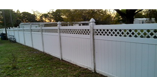 PVC and Vinyl Fencing.